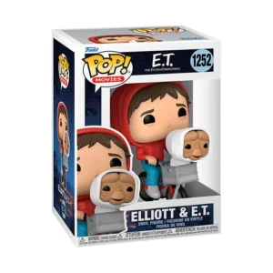 Funko-POP! Vinyl E.T. el extraterrestre-Elliott w/ET in Bike Baske- Figura Coleccionable Oficial - Juguete para Niños y Adultos - Fans - Diversidad de Personajes y Temáticas - Imagen 2