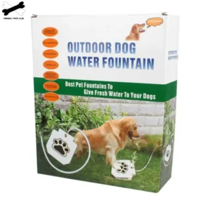 Fuente de Agua Automática para Perros - Dispensador de Agua Sin Electricidad, Acero Inoxidable, Ideal para Perros de Todos los Tamaños, Activación Fácil con Pata - Imagen 6