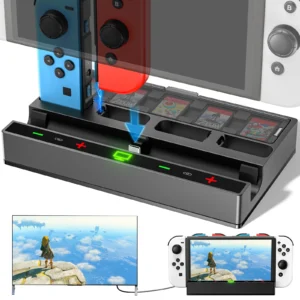 Estación de Acoplamiento 4K HDMI para Nintendo Switch - Base Portátil OLED con Cargador de Controlador - Imagen 1