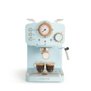 Cafetera Retro Express Semiautomática con Acabado Mate - Presión de 20 Bar y Capacidad de 1,25L - Imagen 7