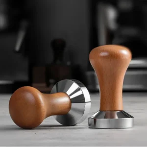 Café Barista Flat Tamper - Prensa de Café con Base de Aluminio y Mango Ergonómico (51/53/58mm) - Imagen 1