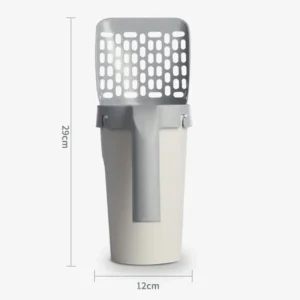 Pala para Arena para Gatos - Cuchara Recolectora de Basura para Mascotas - Imagen 4