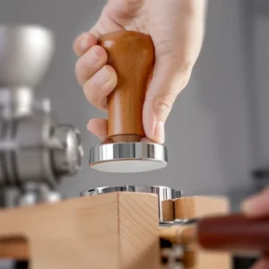 Café Barista Flat Tamper - Prensa de Café con Base de Aluminio y Mango Ergonómico (51/53/58mm) - Imagen 2