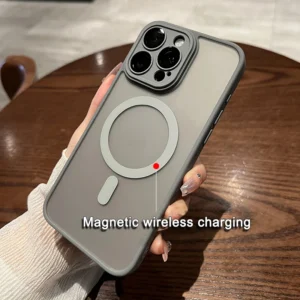 Funda Translúcida Mate Magsafe de Lujo para iPhone - Magnética A Prueba de Golpes - Imagen 2