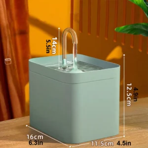 Fuente de Agua para Gatos de 1,5 L - Bebedero Silencioso con Filtro Automático para Perros y Gatos - Dispensador de Agua Recirculante - Imagen 6