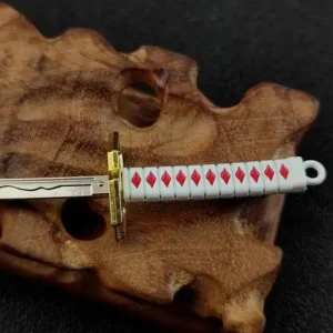 Mini Espada Samurai Llavero - Katana de Anime con Vaina para Cosplay y Regalos - Imagen 5
