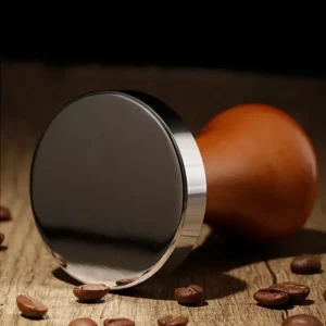 Café Barista Flat Tamper - Prensa de Café con Base de Aluminio y Mango Ergonómico (51/53/58mm) - Imagen 4