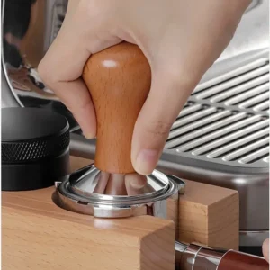 Café Barista Flat Tamper - Prensa de Café con Base de Aluminio y Mango Ergonómico (51/53/58mm) - Imagen 5