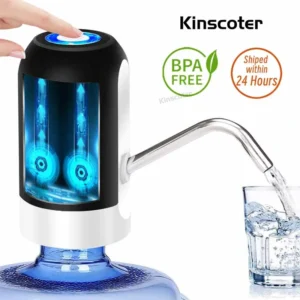 Dispensador Automático de Agua Portátil – Bomba Eléctrica Recargable por USB para Garrafas de 5 Litros